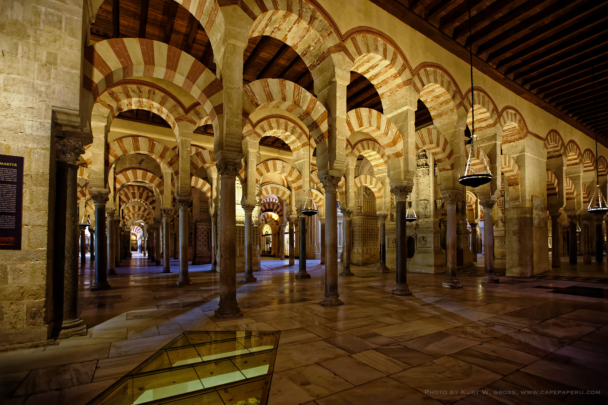 Interior Of Cathedral Side Of Mezquita Catedral De C rdoba Spain