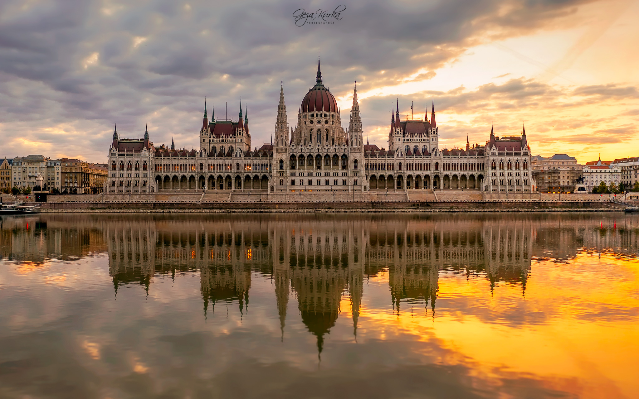 Parliament Of Budapest Hungary