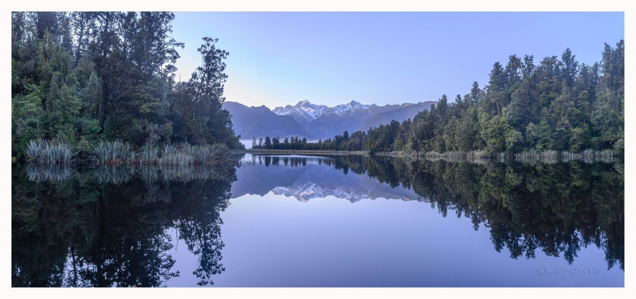 Lake Matheson Reflections, West Coast NZ, New Zealand