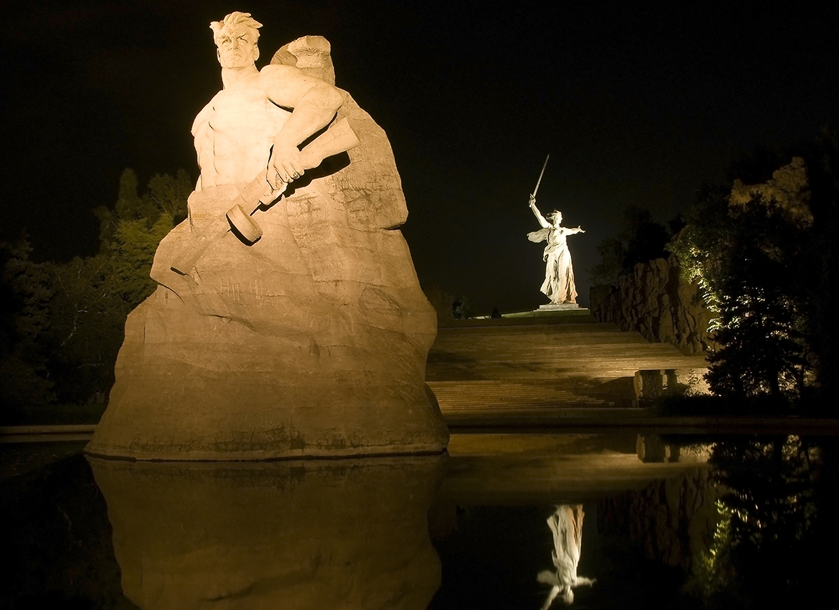Mamayev Kurgan in Volgograd, Russia, Russian Federation